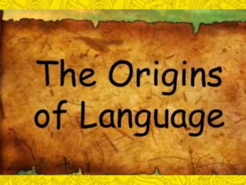 origin of Languages,Languages